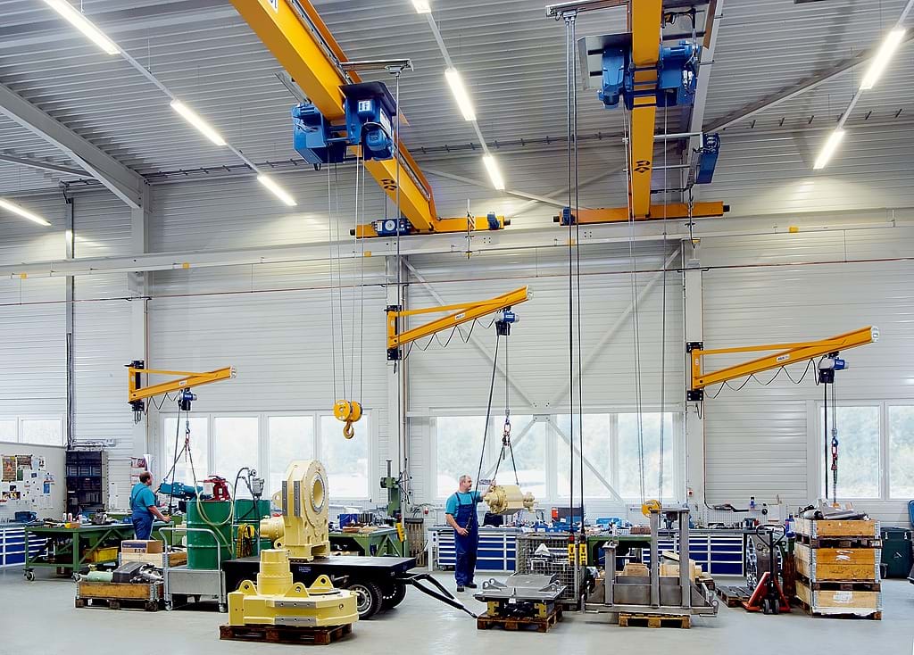 Series of wall jib cranes