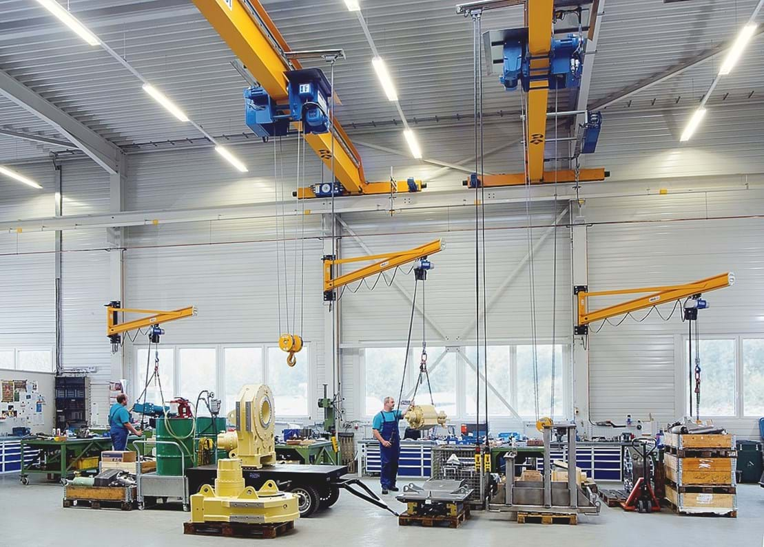 Series of wall jib cranes