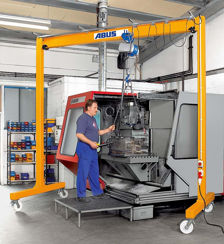 Light weight mobile gantry