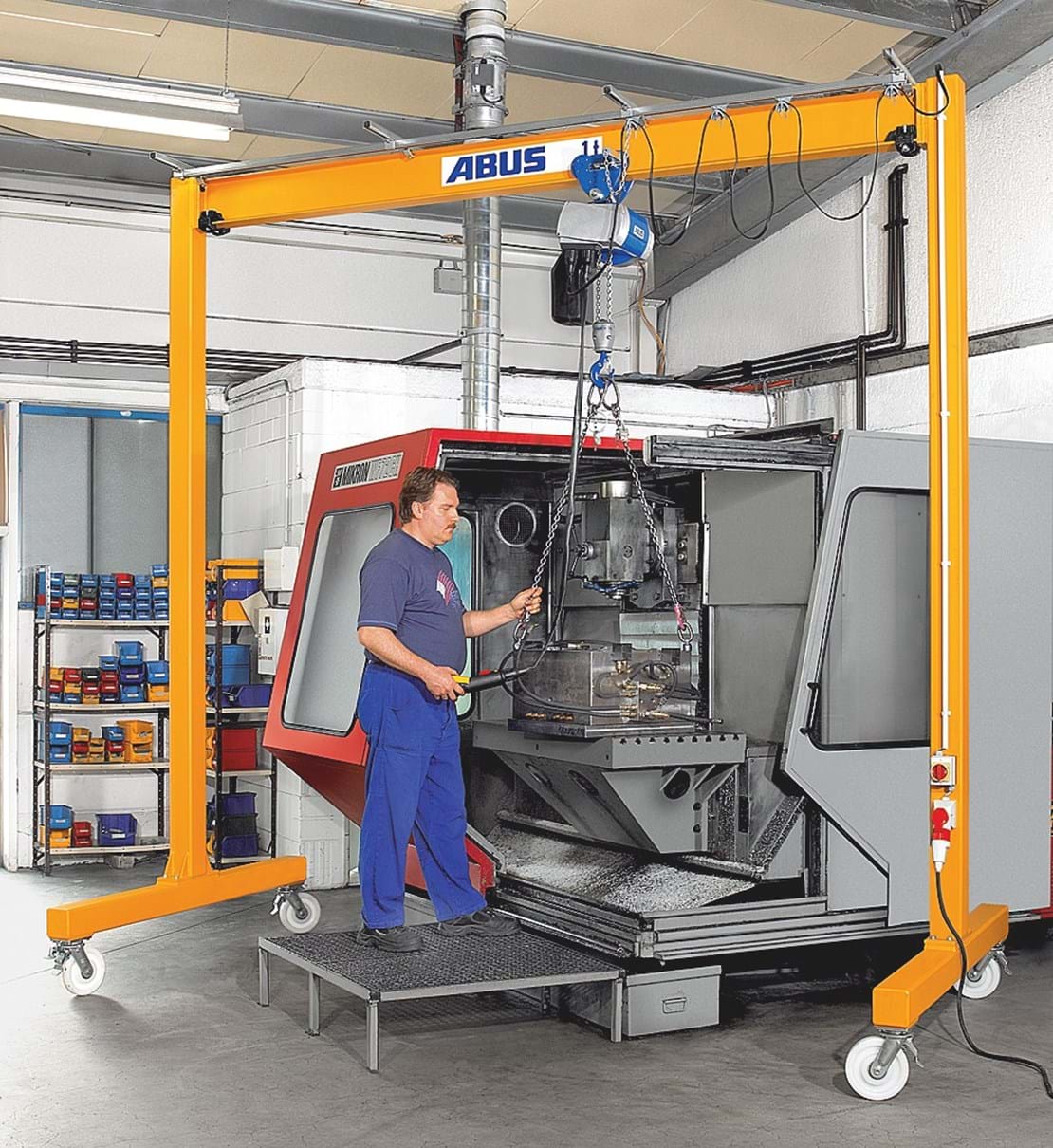 Light weight mobile gantry